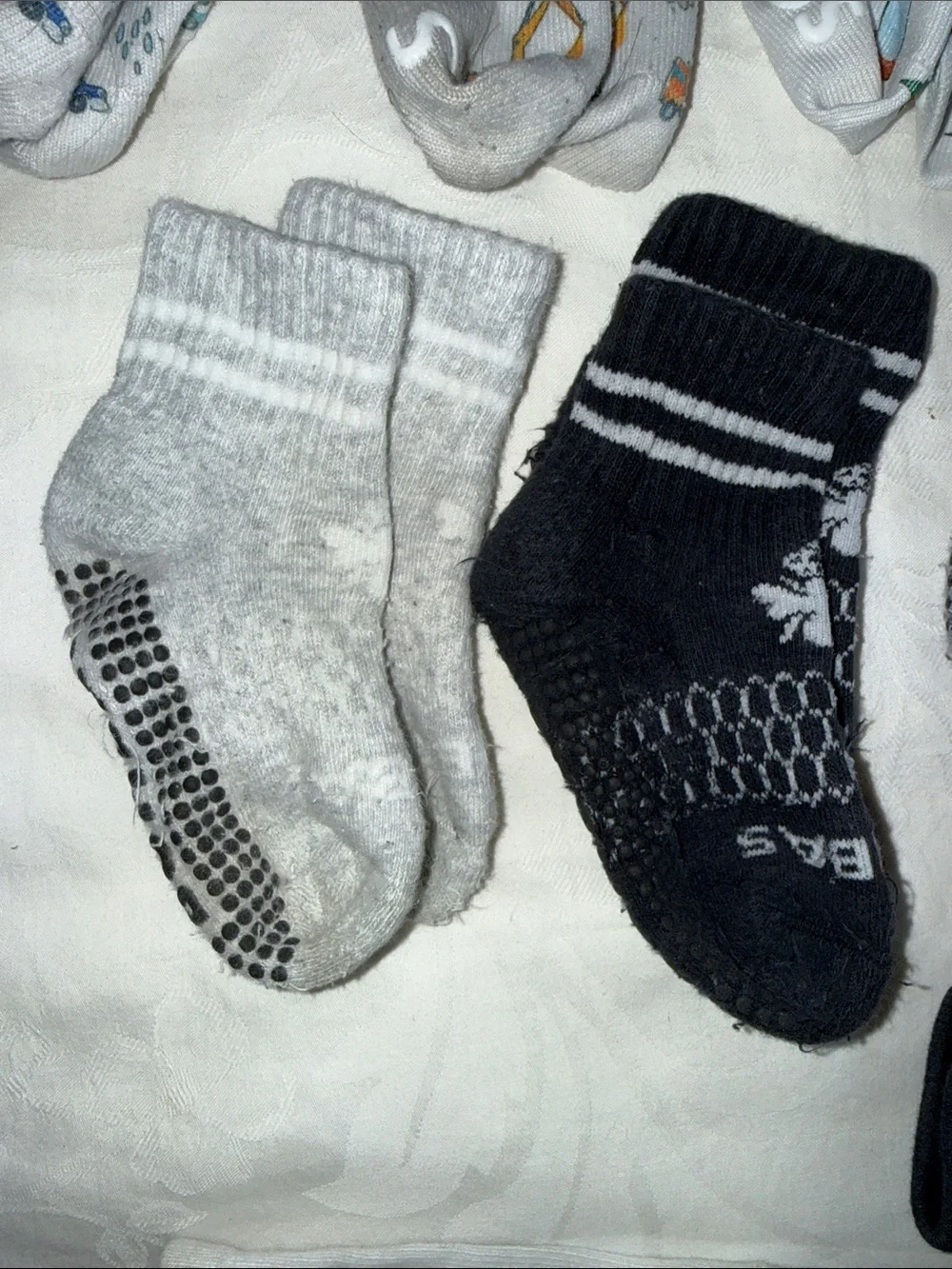 Bundle of 10 BOMBAS and other fav Kids grippy Crew Socks